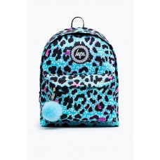 Hype Blue Ice Leopard Crest Backpack